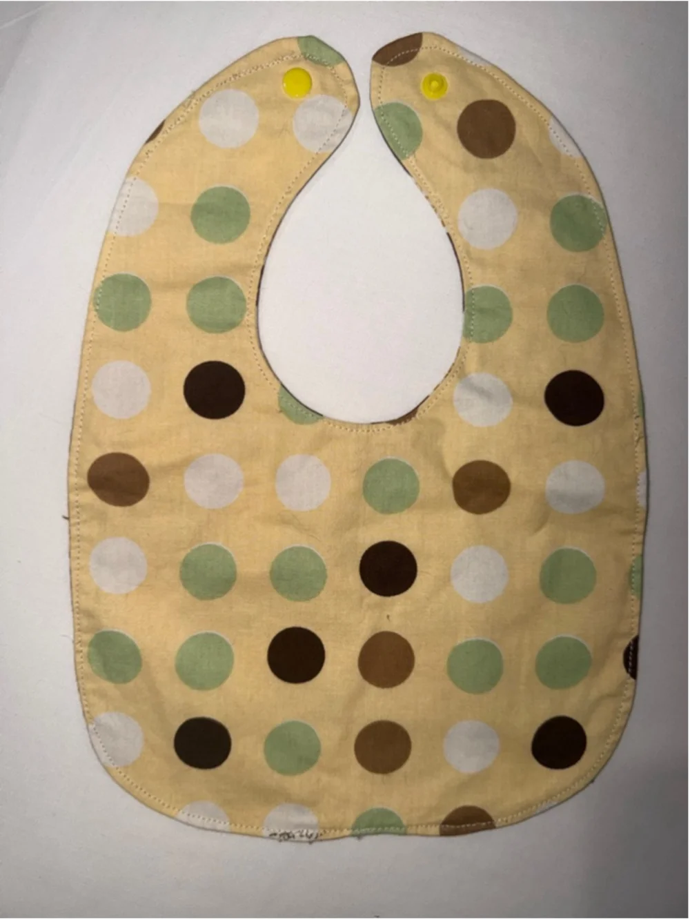NWT Handmade Reversible Baby Bibs Lot of 3 Cotton Snap Closure Unique Mixed Lot
